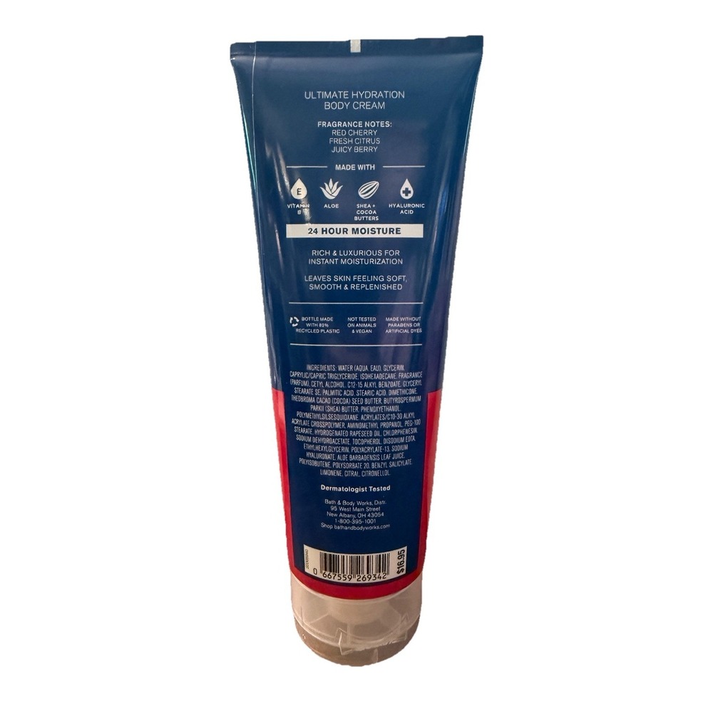 Bath and Body Works Firecracker Pop Ultimate Hydration Body Cream Discontinued - Picture 3 of 3